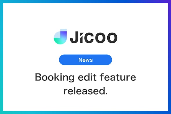 Booking edit feature released.