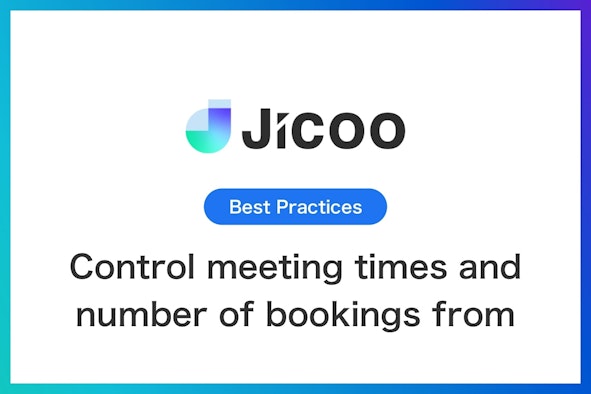 Control meeting times and number of bookings from guests